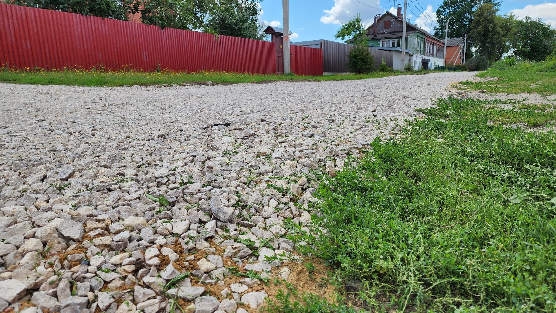 кашира, ремонт дорог, новая дорога, переулок осин, асфальтирование дорог,