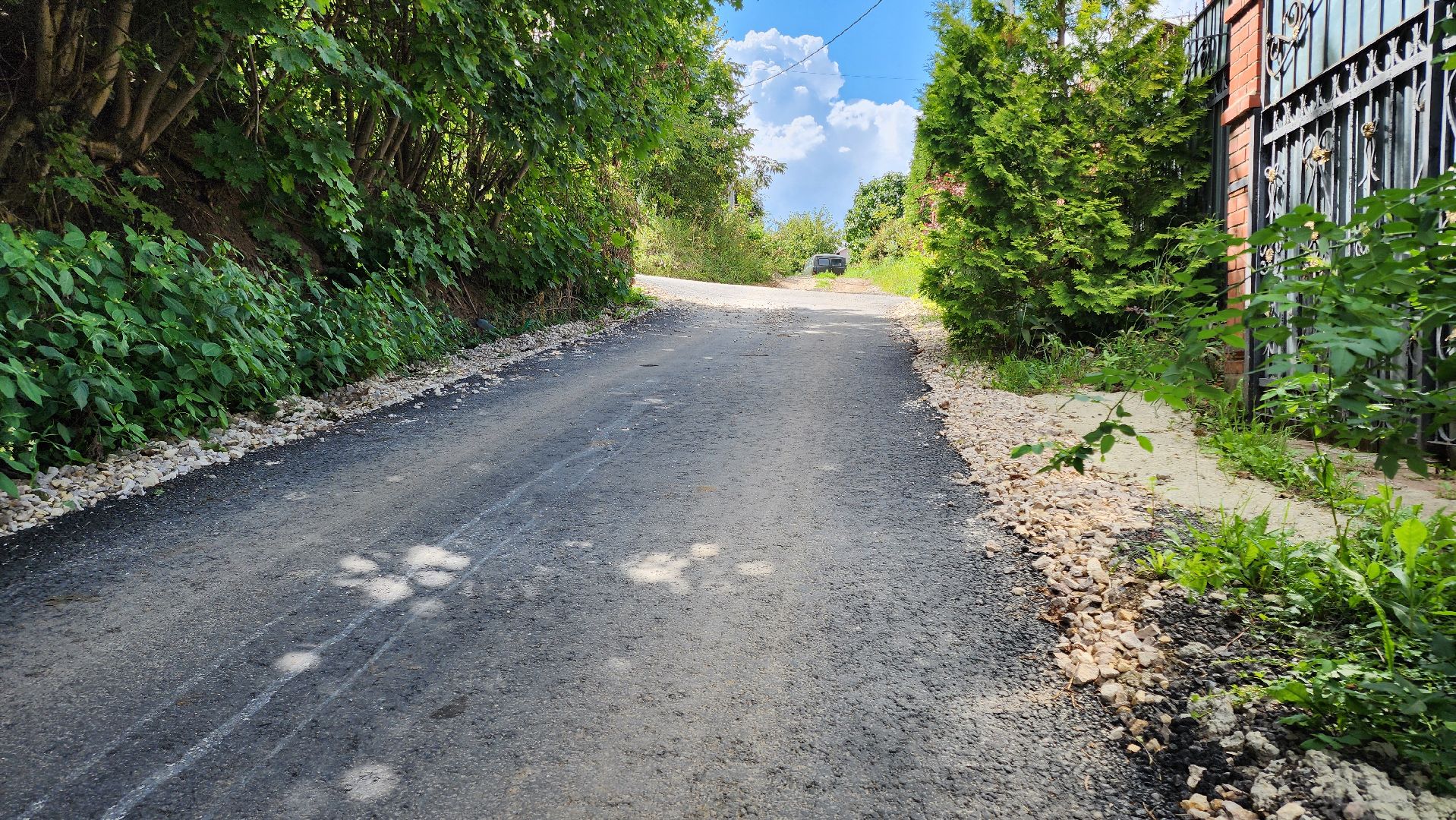 кашира, ремонт дорог, новая дорога, переулок осин, асфальтирование дорог,