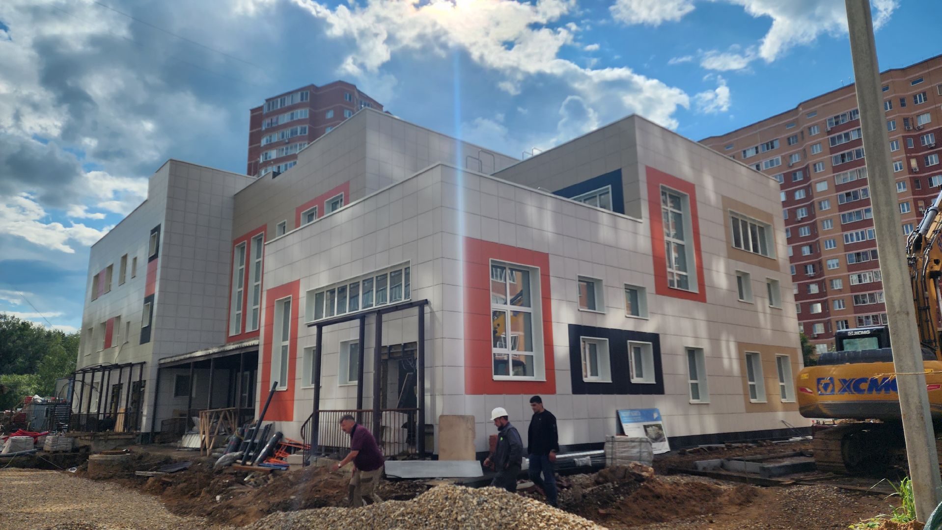 Детский сад, стройка детсада, Лобня,