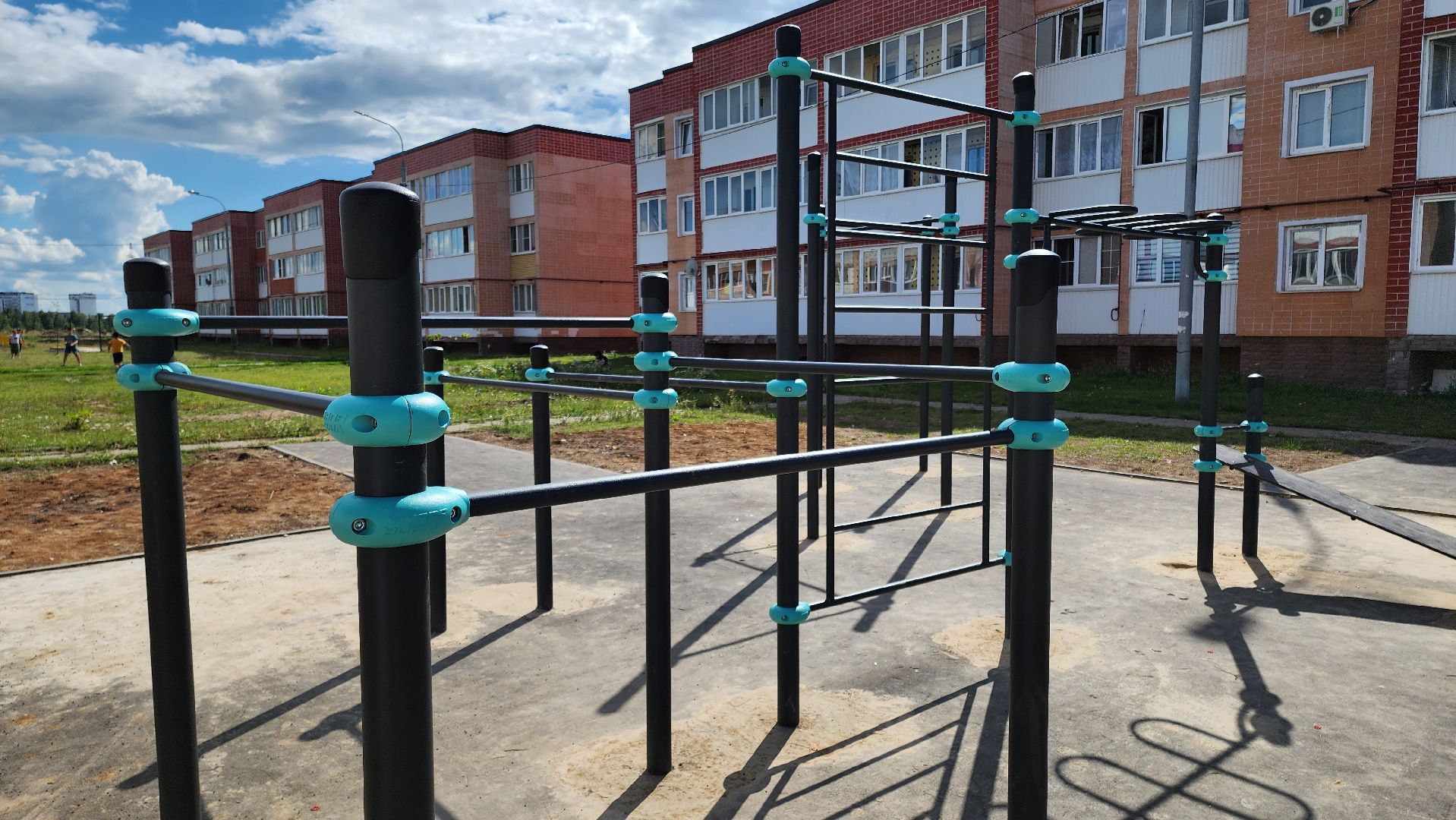 кашира, спортивная площадка, благоустройство, жк березовая роща,