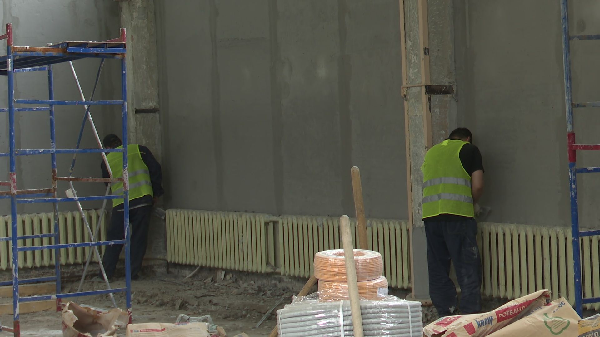 Реутов, школа, ремонт, спортзал, кабинеты, ремонт в школе,