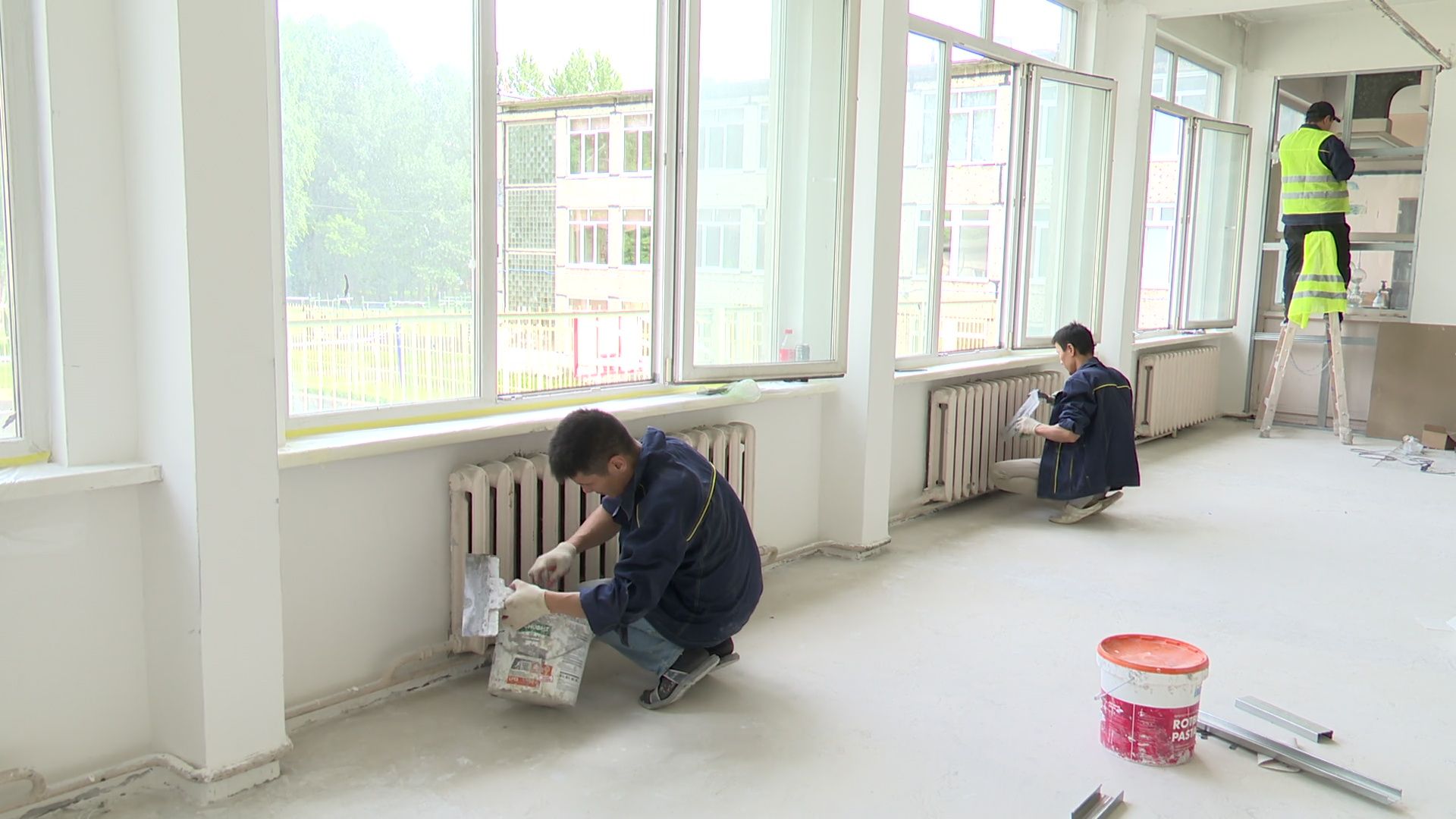 Реутов, школа, ремонт, спортзал, кабинеты, ремонт в школе,
