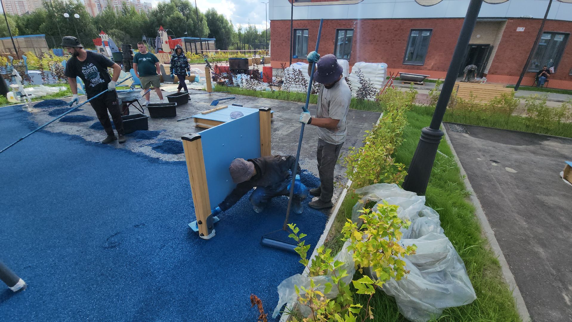 Стройка, Детский сад, детские игровые площадки, лобня,