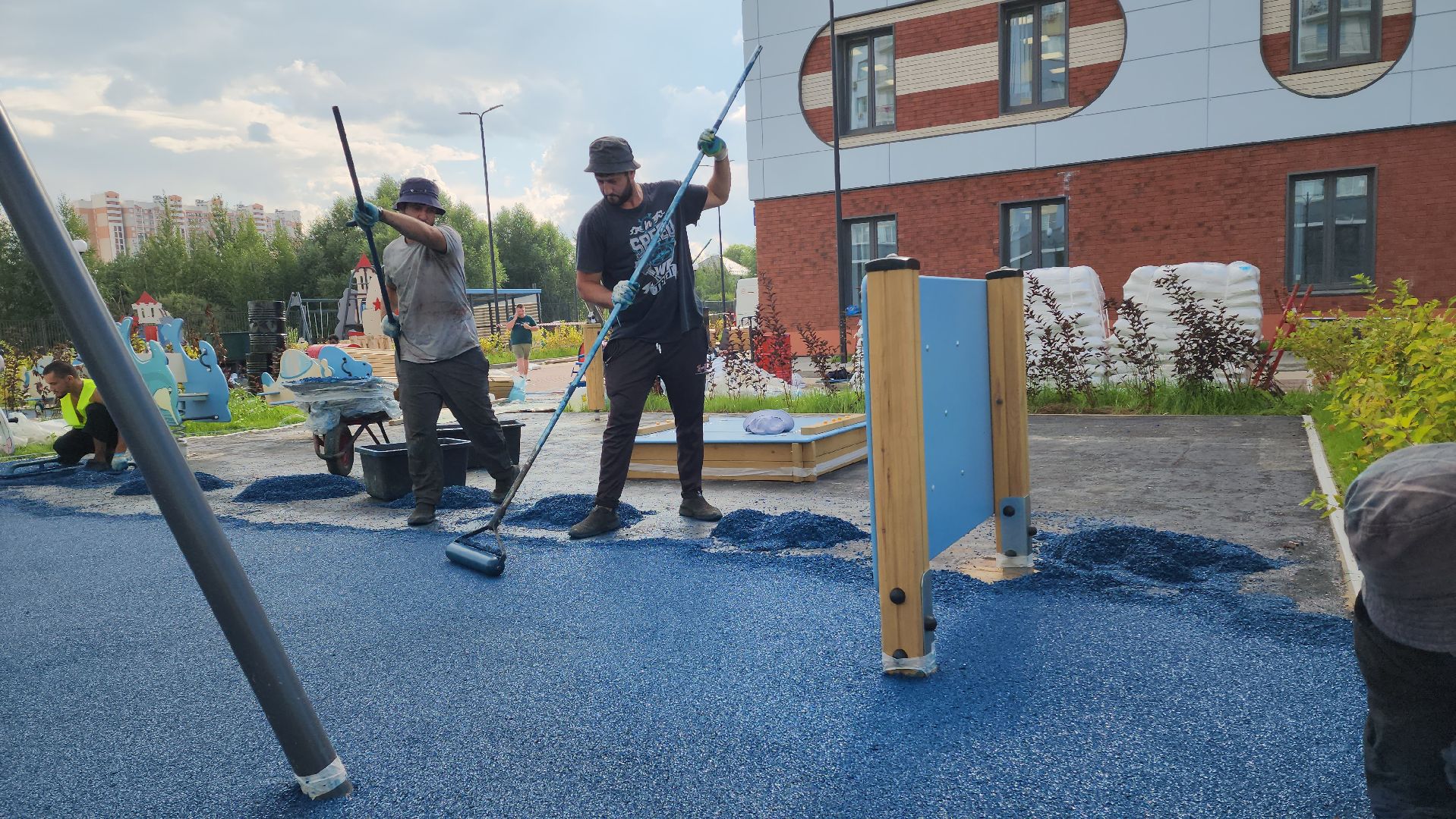 Стройка, Детский сад, детские игровые площадки, лобня,