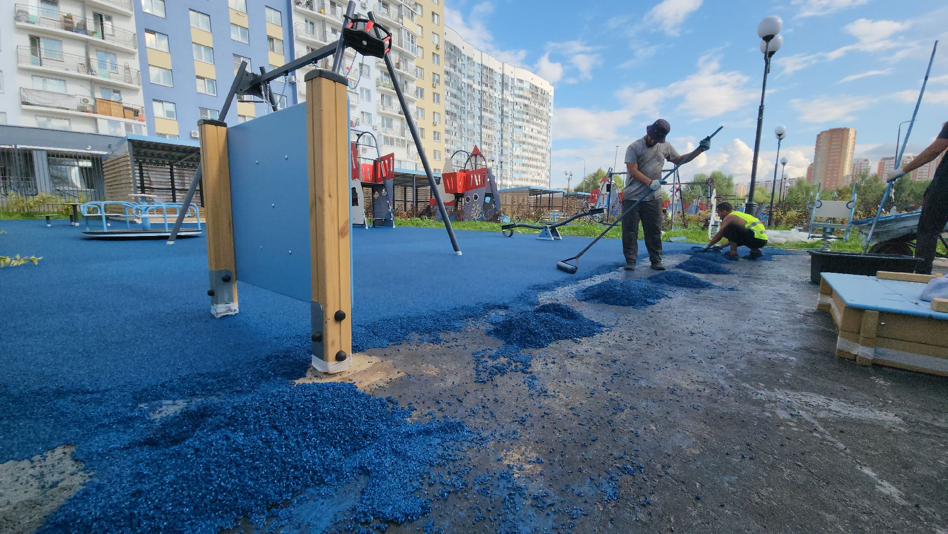 Стройка, Детский сад, детские игровые площадки, лобня,