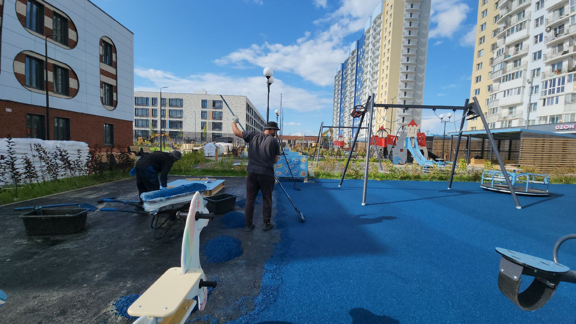 Стройка, Детский сад, детские игровые площадки, лобня,