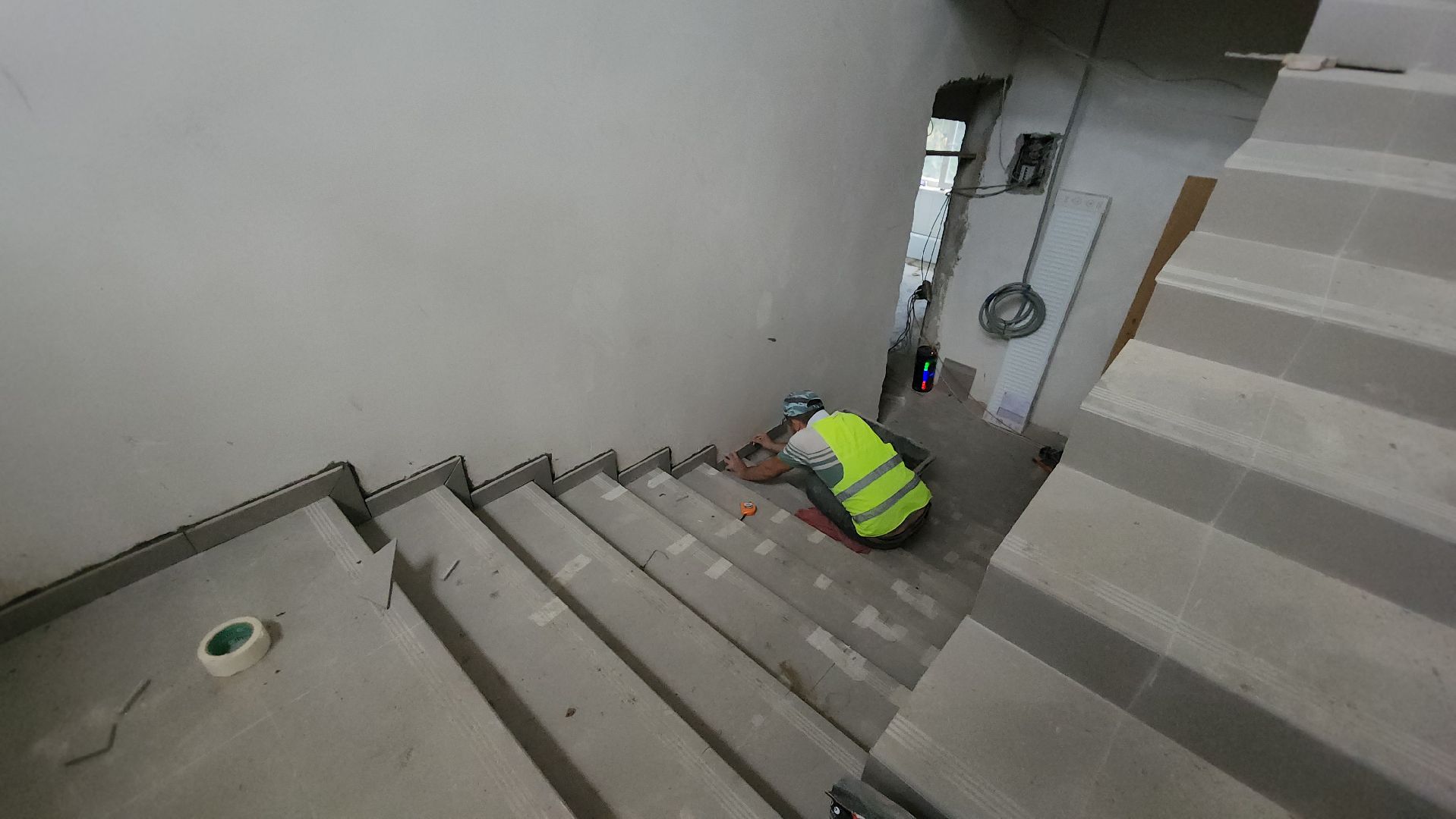 серпухов, поселок пролетарский, ремонт школы, плитка, образование,