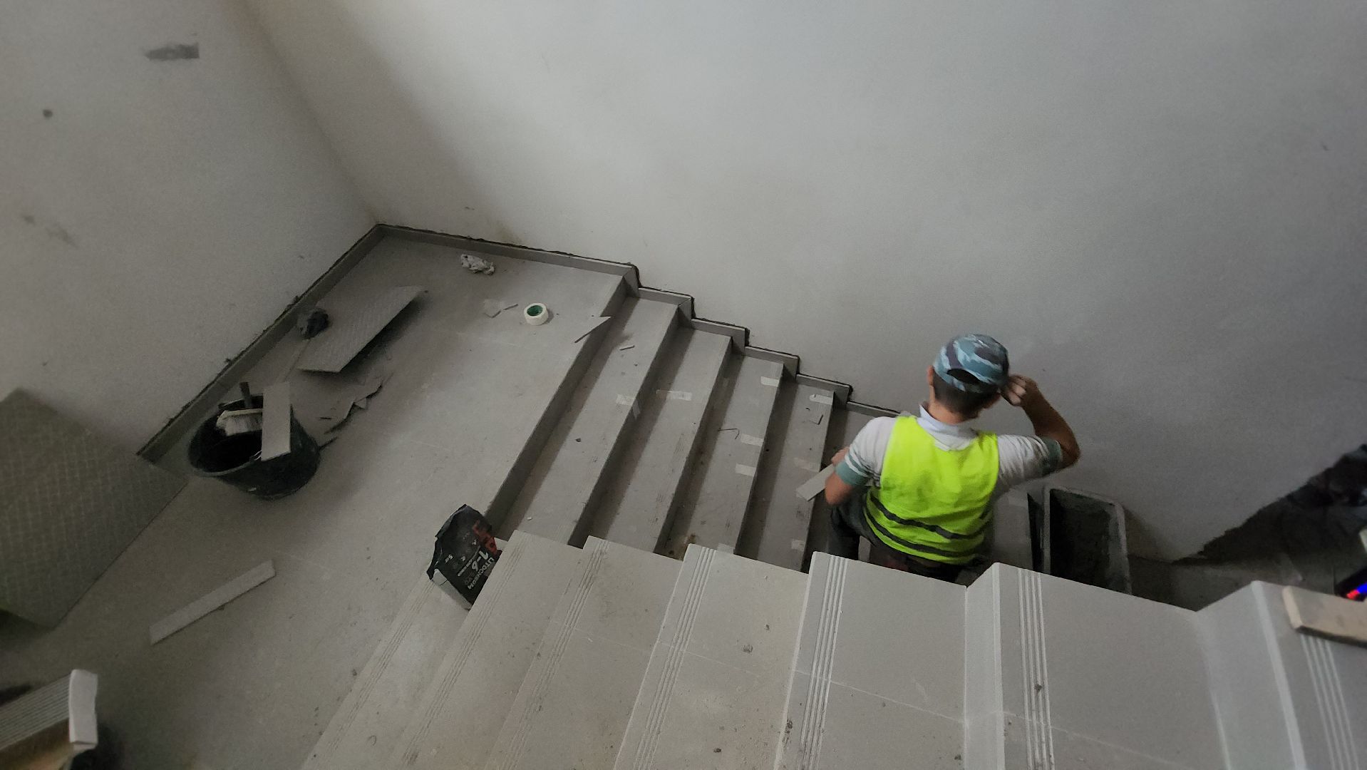 серпухов, поселок пролетарский, ремонт школы, плитка, образование,