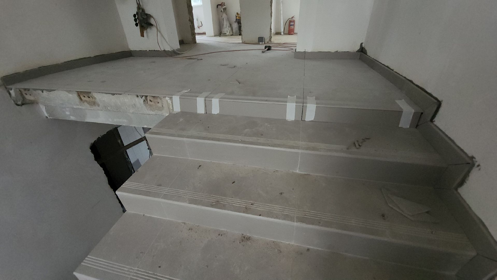 серпухов, поселок пролетарский, ремонт школы, плитка, образование,