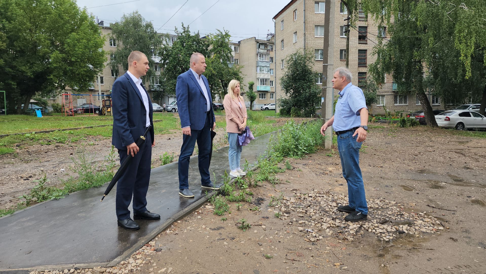 серпухов, 1-й оборонный переулок, благоустройство, глава округа, дворовая территория,