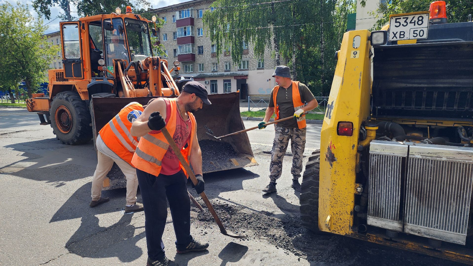 шатура, ямочный ремонт дорог, дороги, жкх,