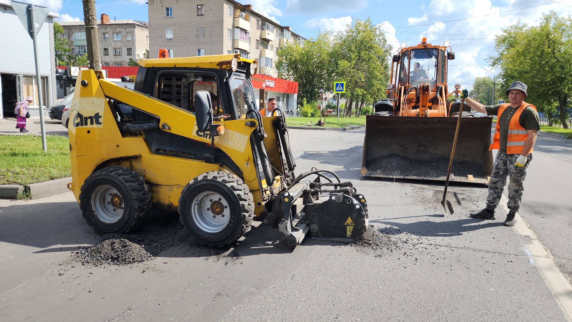 шатура, ямочный ремонт дорог, дороги, жкх,