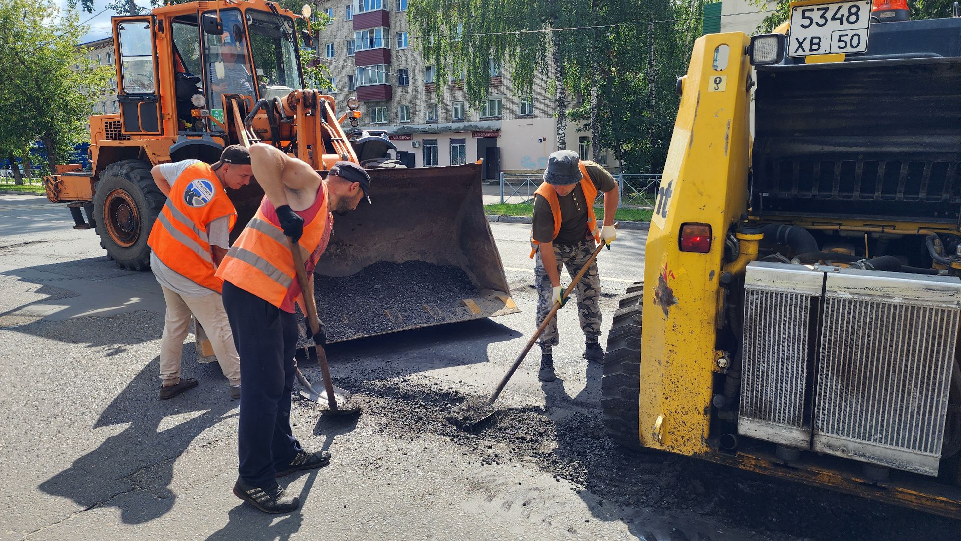 шатура, ямочный ремонт дорог, дороги, жкх,