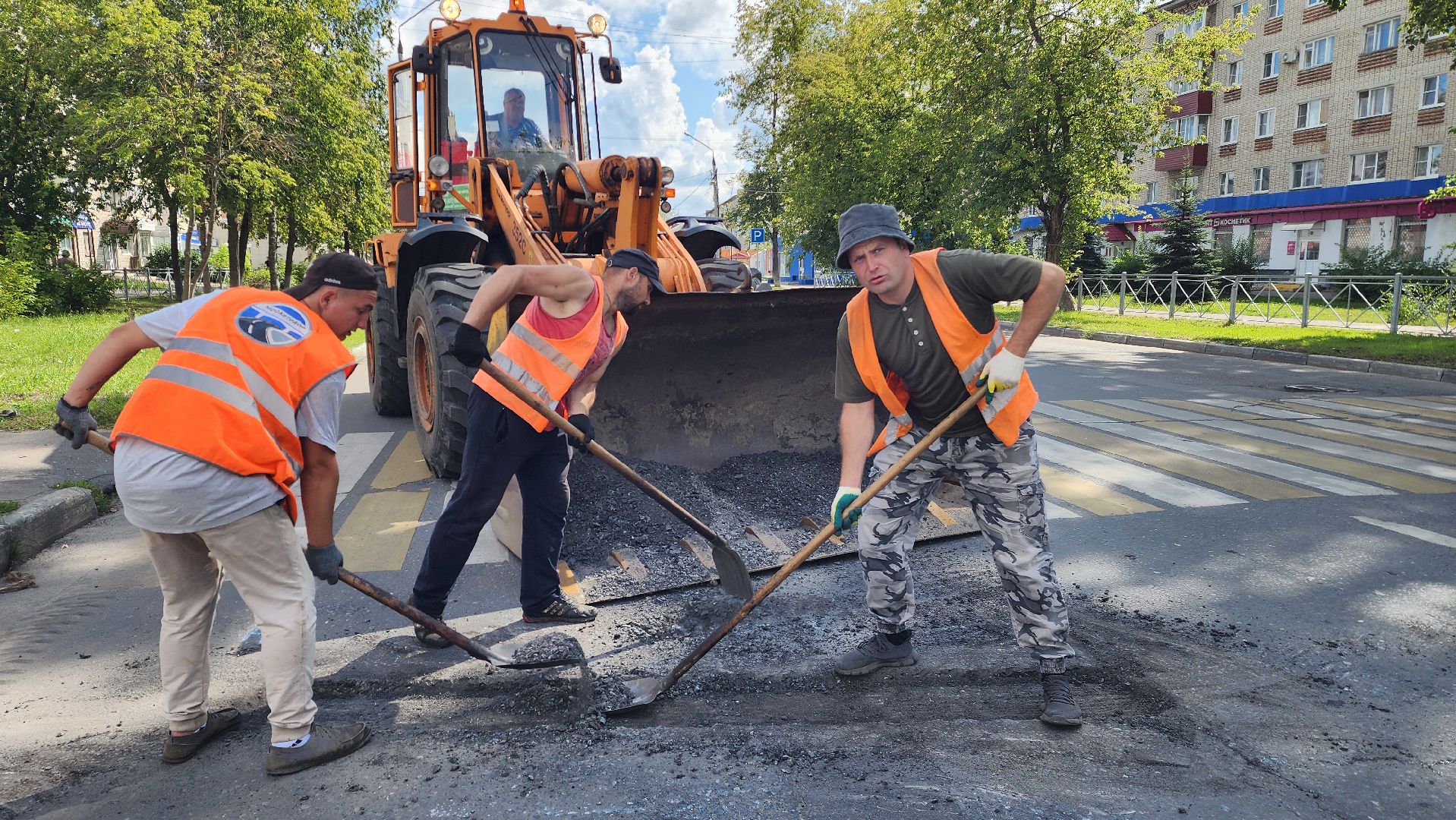 шатура, ямочный ремонт дорог, дороги, жкх,