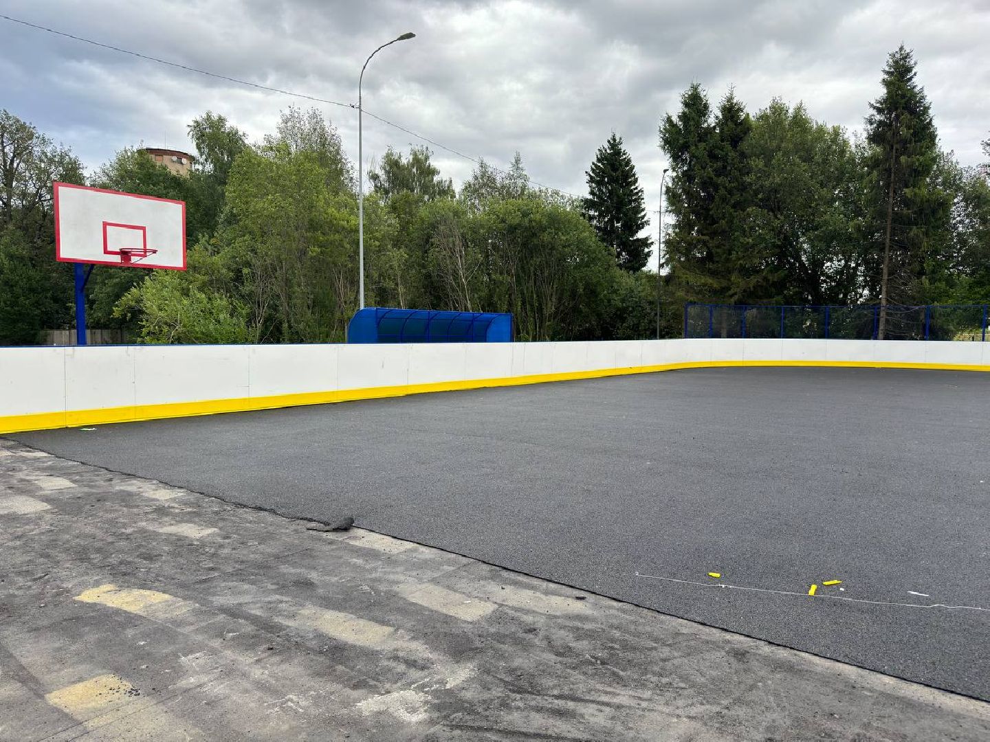 резиновое покрытие, жители, городской округ восход, универсальная площадка, дети, безопасность,