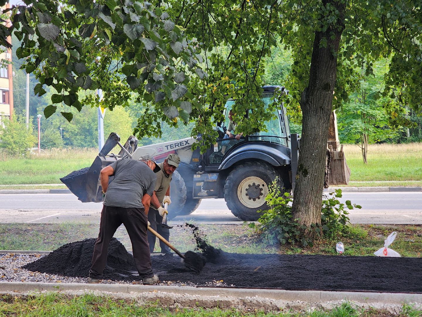 Дубна, Асфальт, Тротуар, Дороги, Ремонт,
