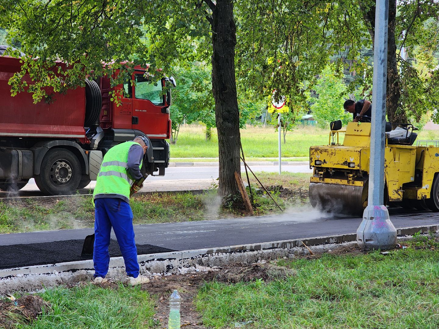 Дубна, Асфальт, Тротуар, Дороги, Ремонт,