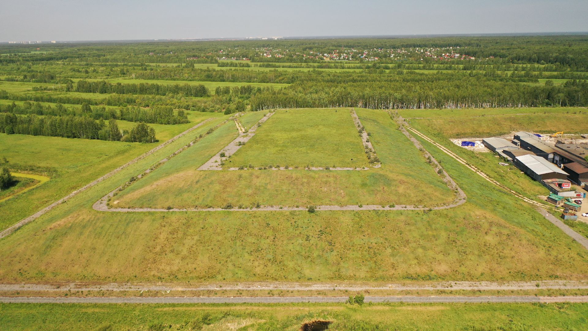 видео с коптера, полигон, экология, электросталь,