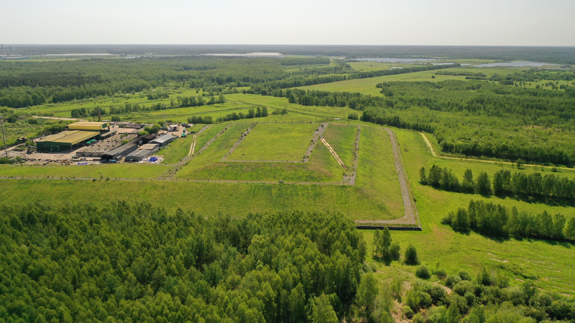 видео с коптера, полигон, экология, электросталь,