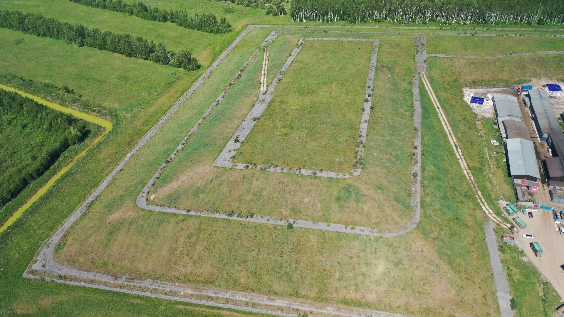 видео с коптера, полигон, экология, электросталь,