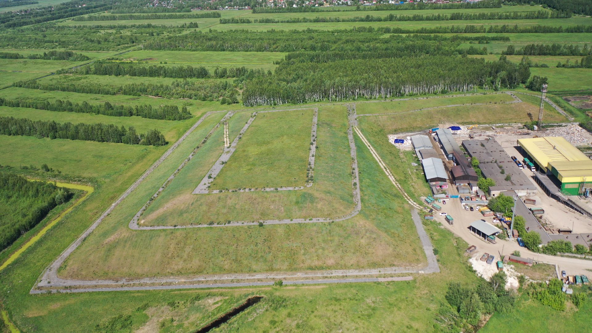 видео с коптера, полигон, экология, электросталь,