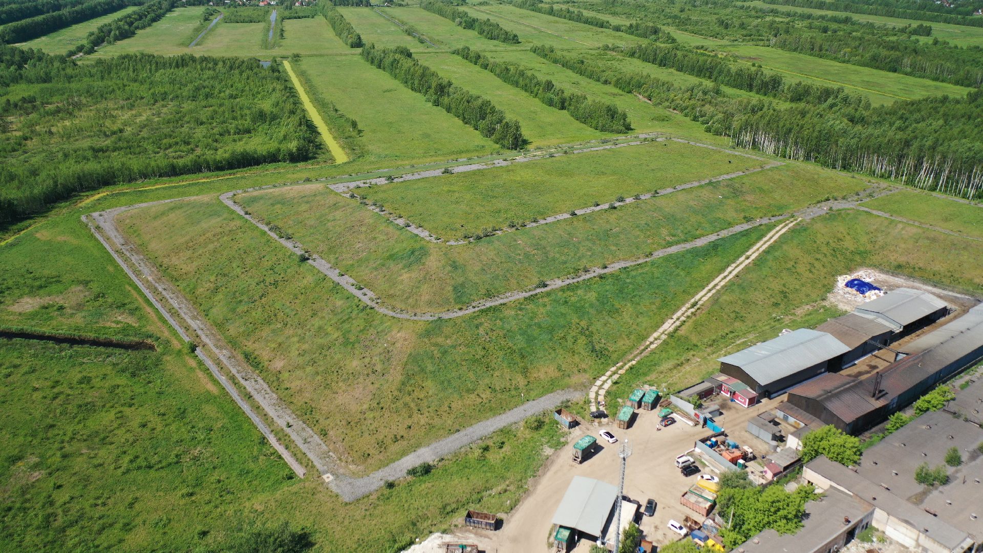 видео с коптера, полигон, экология, электросталь,