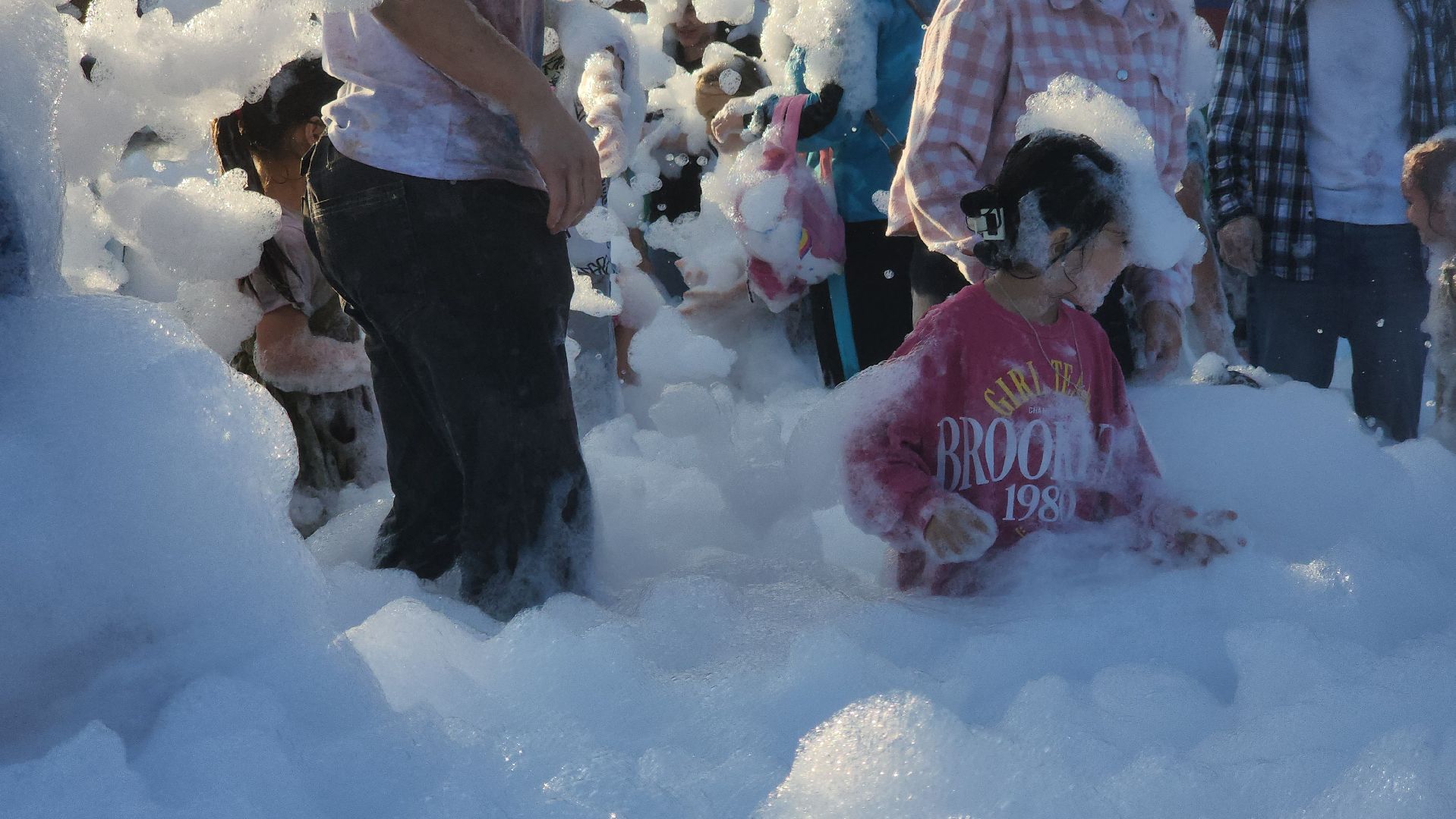 долгопрудный, центральный парк, пенное шоу, краски холи, дети,