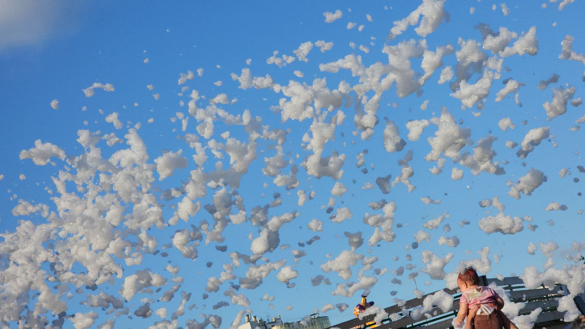 долгопрудный, центральный парк, пенное шоу, краски холи, дети,