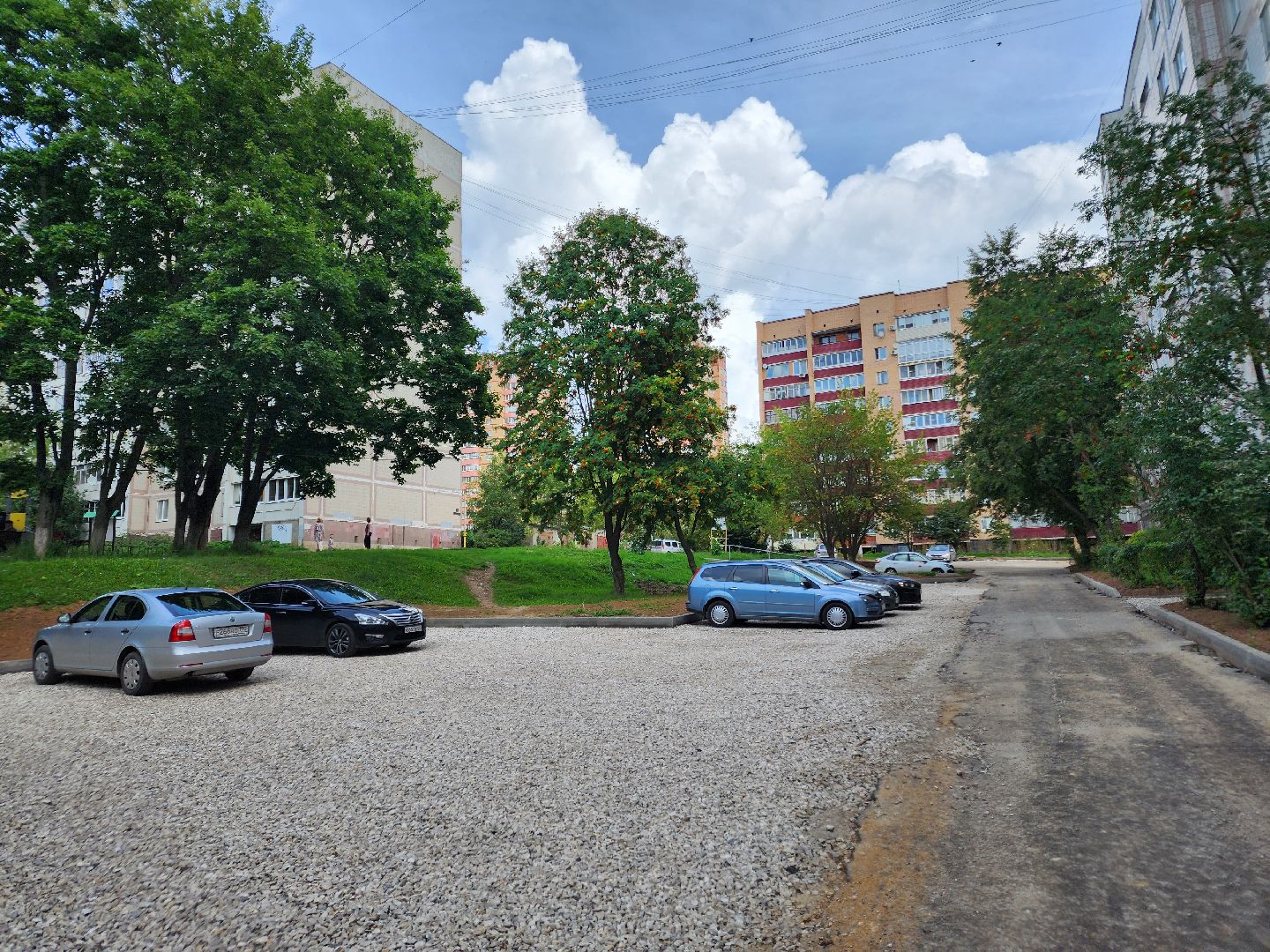 Чехов, улица Дружбы, комплексное благоустройство, двор, дворовая территория, парковки, проезды, тротуары, пешеходная дорожка, формирование комфортной городской среды,