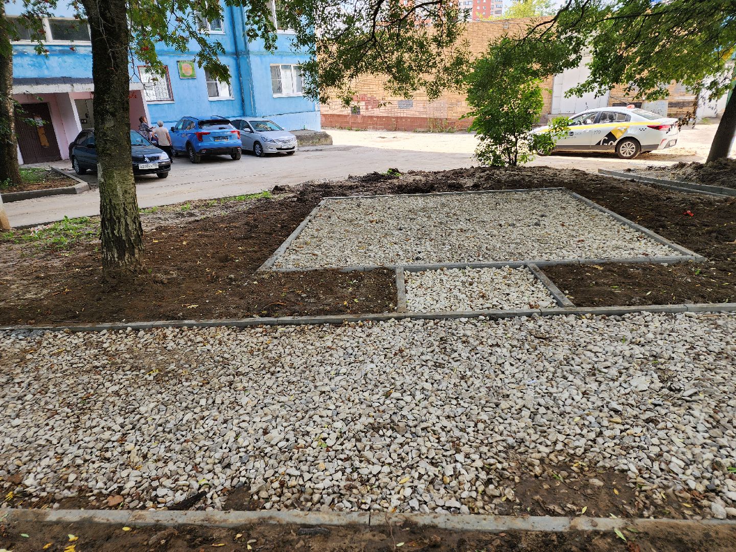 Чехов, улица Дружбы, комплексное благоустройство, двор, дворовая территория, парковки, проезды, тротуары, пешеходная дорожка, формирование комфортной городской среды,