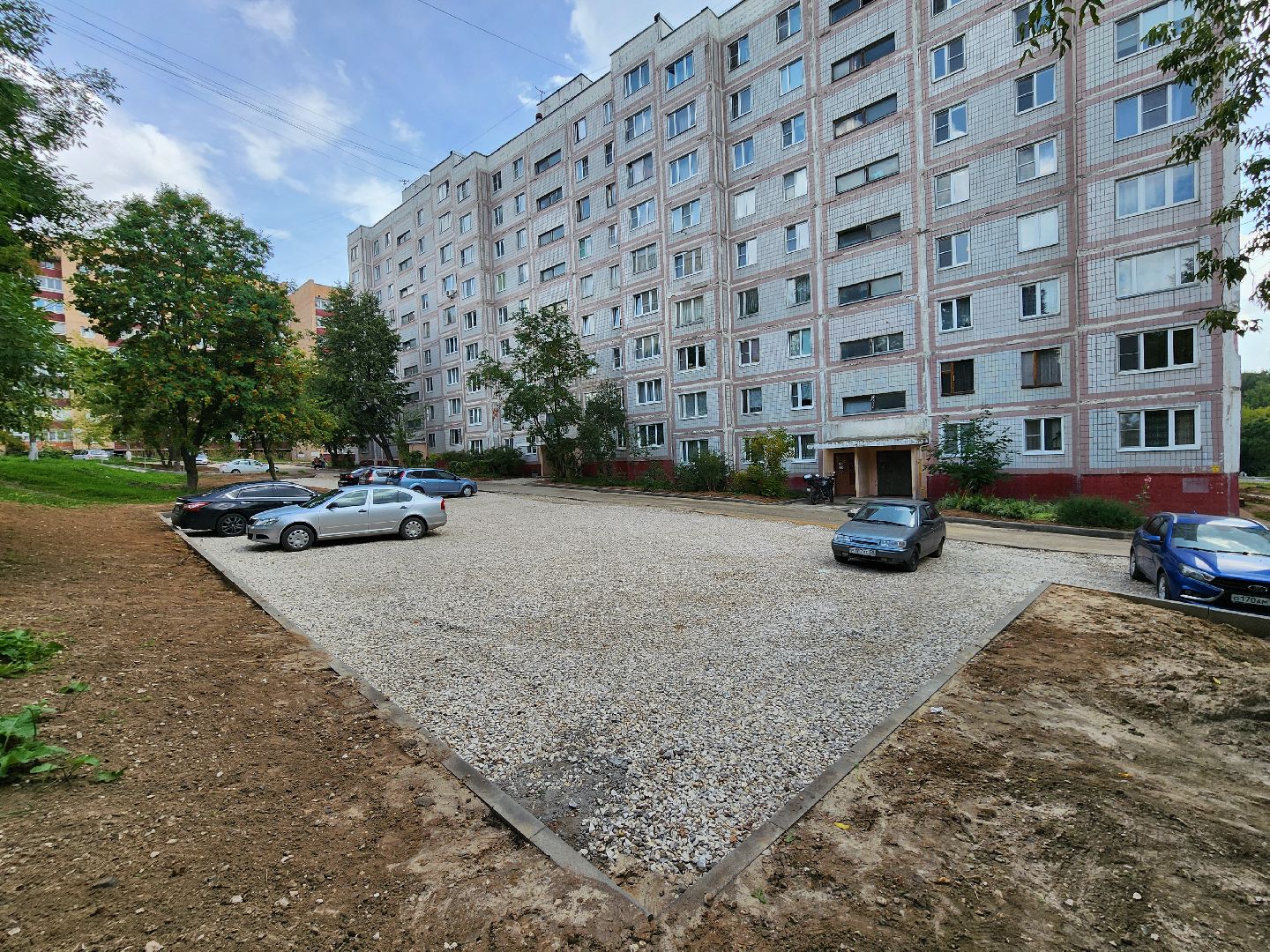 Чехов, улица Дружбы, комплексное благоустройство, двор, дворовая территория, парковки, проезды, тротуары, пешеходная дорожка, формирование комфортной городской среды,