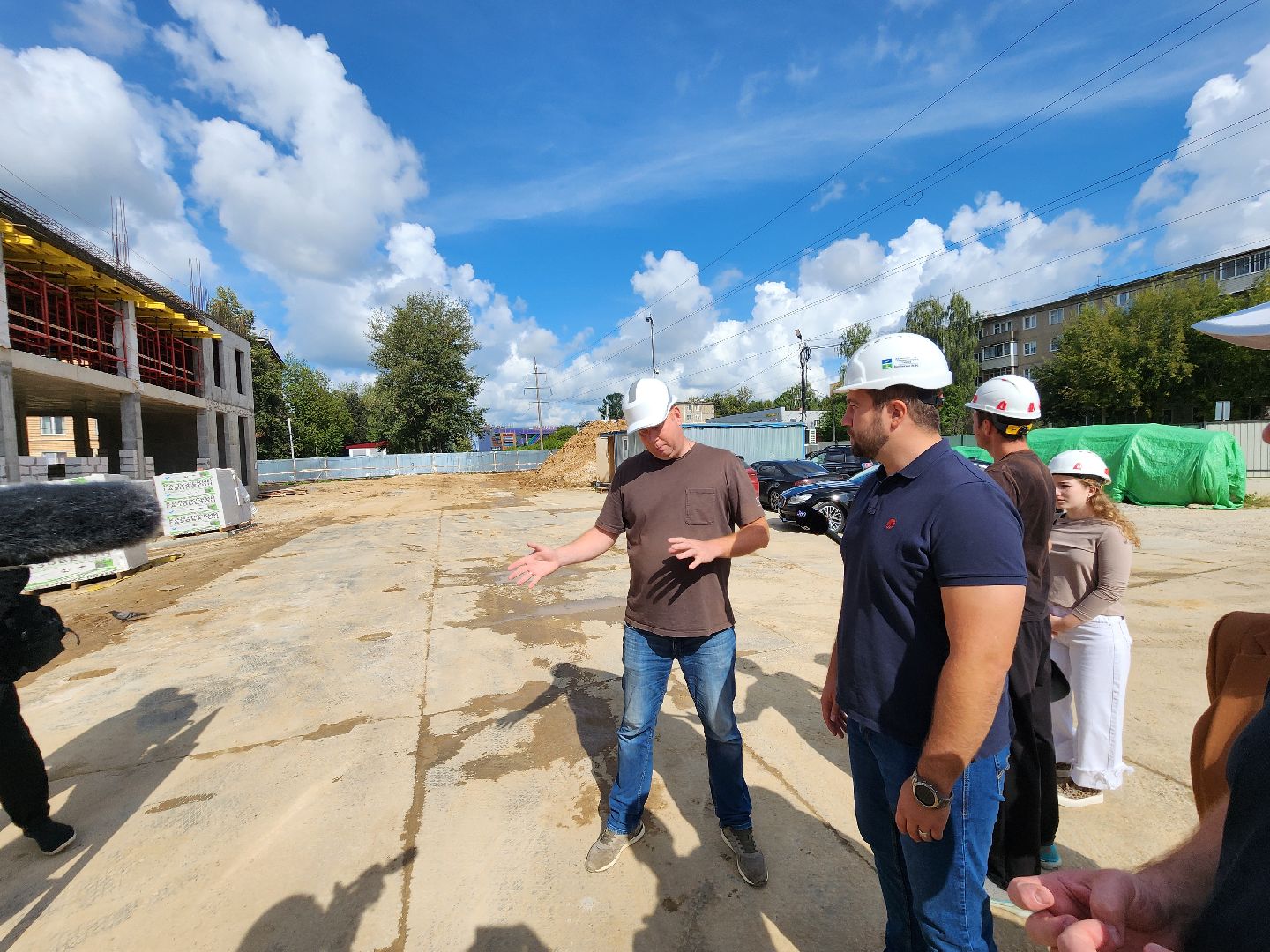 Чехов, улица Мира, детская поликлиника, строительство, проверка, контроль, глава администрации городского округа, Михаил Собакин,