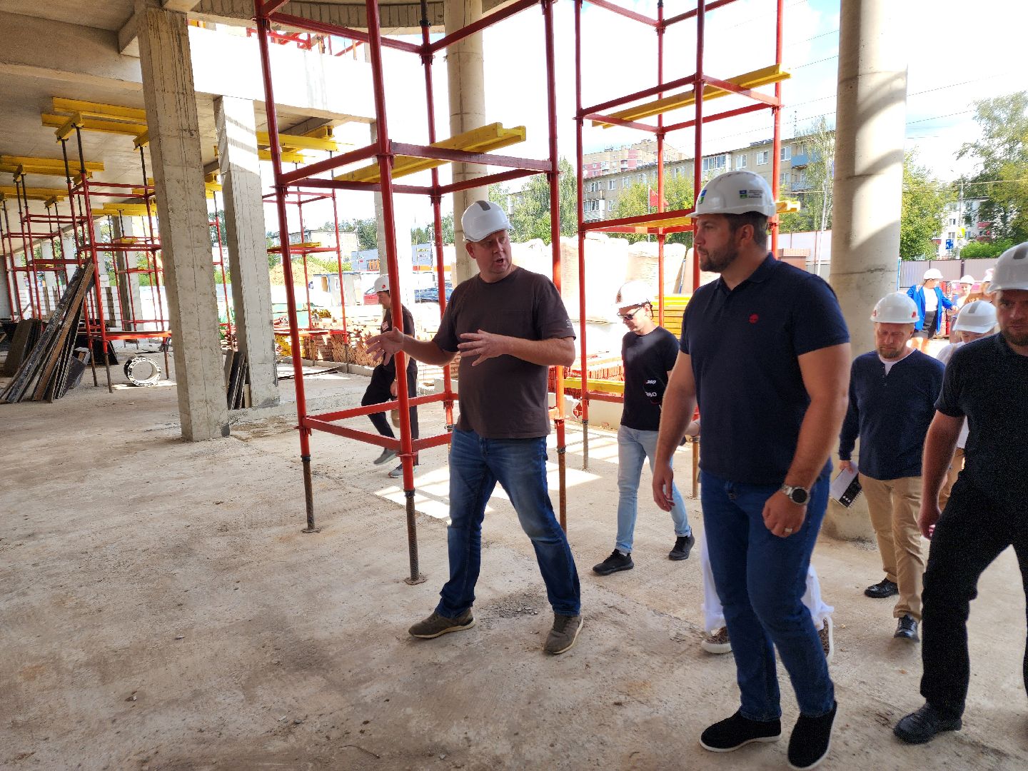 Чехов, улица Мира, детская поликлиника, строительство, проверка, контроль, глава администрации городского округа, Михаил Собакин,