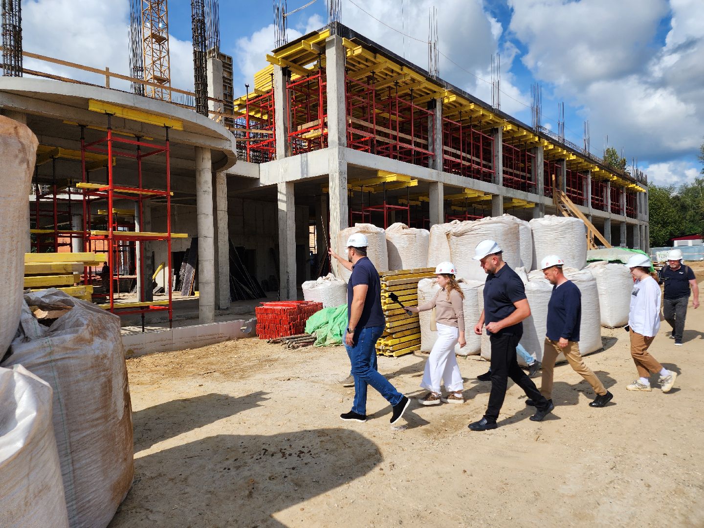 Чехов, улица Мира, детская поликлиника, строительство, проверка, контроль, глава администрации городского округа, Михаил Собакин,