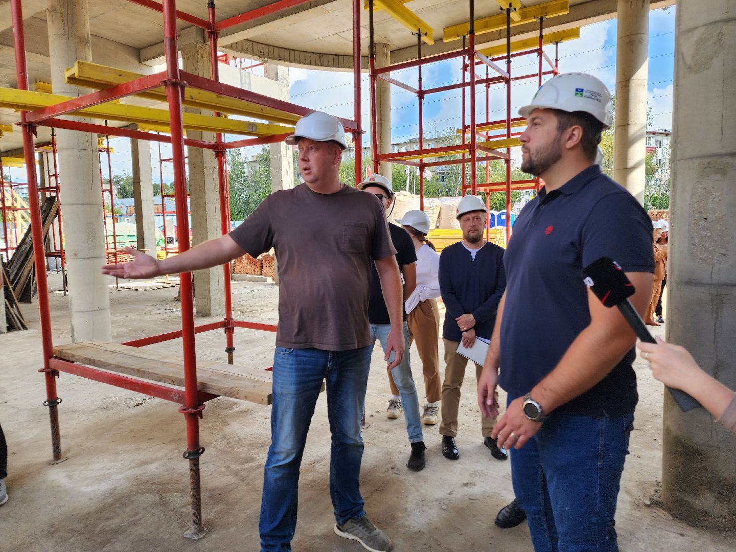 Чехов, улица Мира, детская поликлиника, строительство, проверка, контроль, глава администрации городского округа, Михаил Собакин,