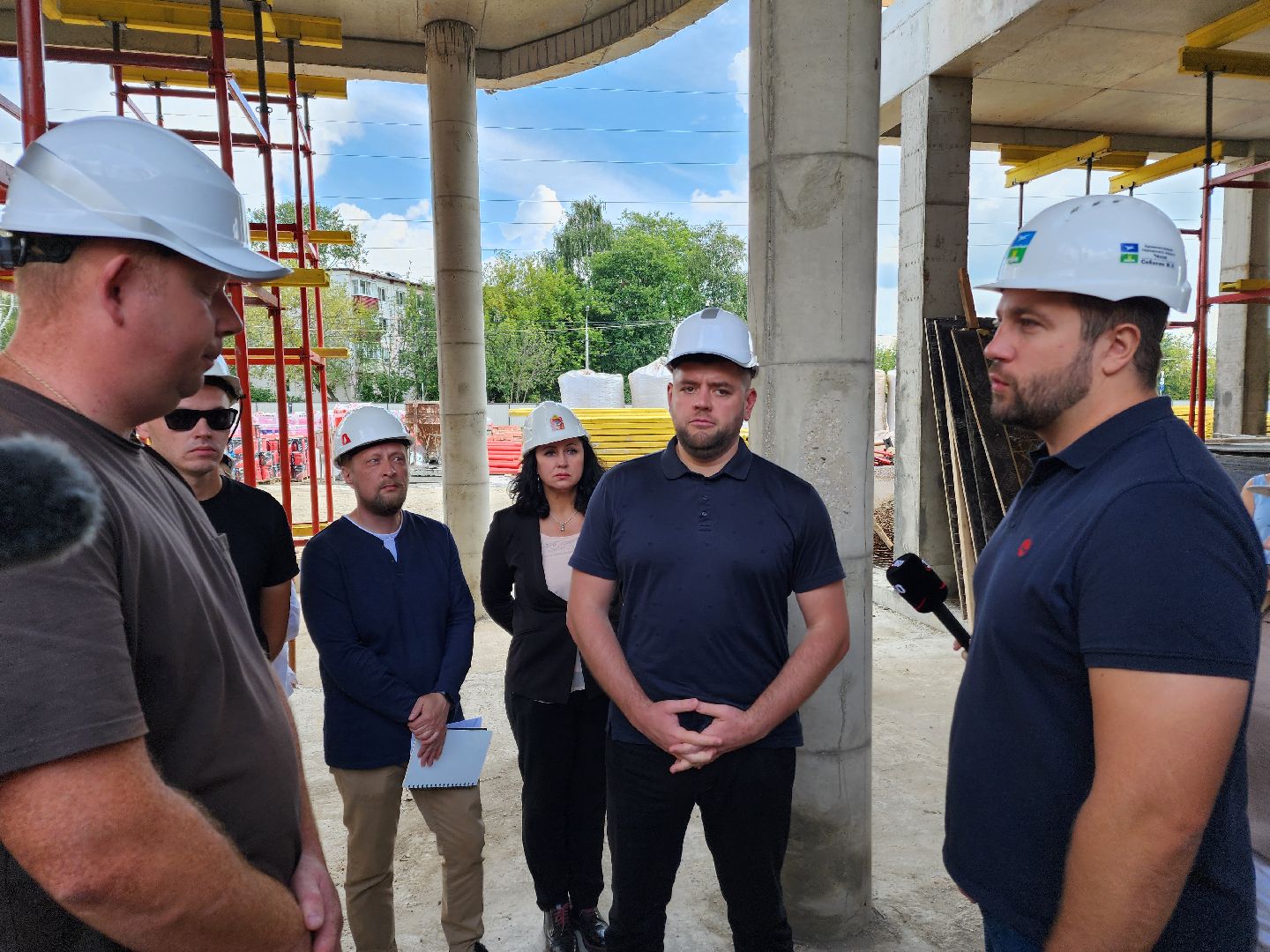 Чехов, улица Мира, детская поликлиника, строительство, проверка, контроль, глава администрации городского округа, Михаил Собакин,