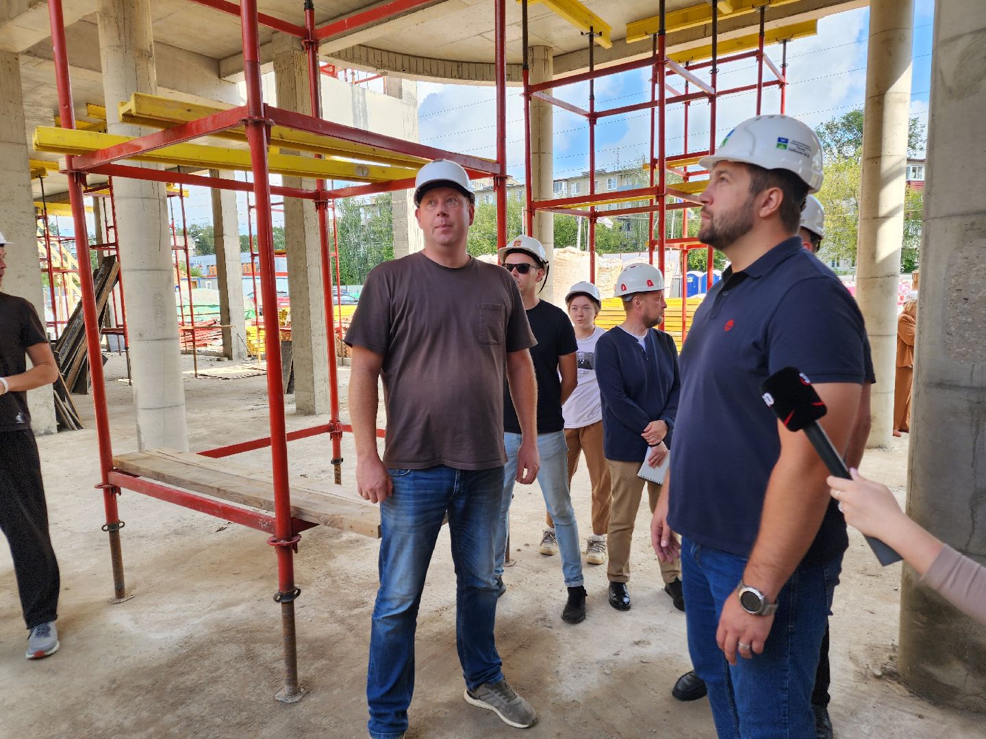 Чехов, улица Мира, детская поликлиника, строительство, проверка, контроль, глава администрации городского округа, Михаил Собакин,