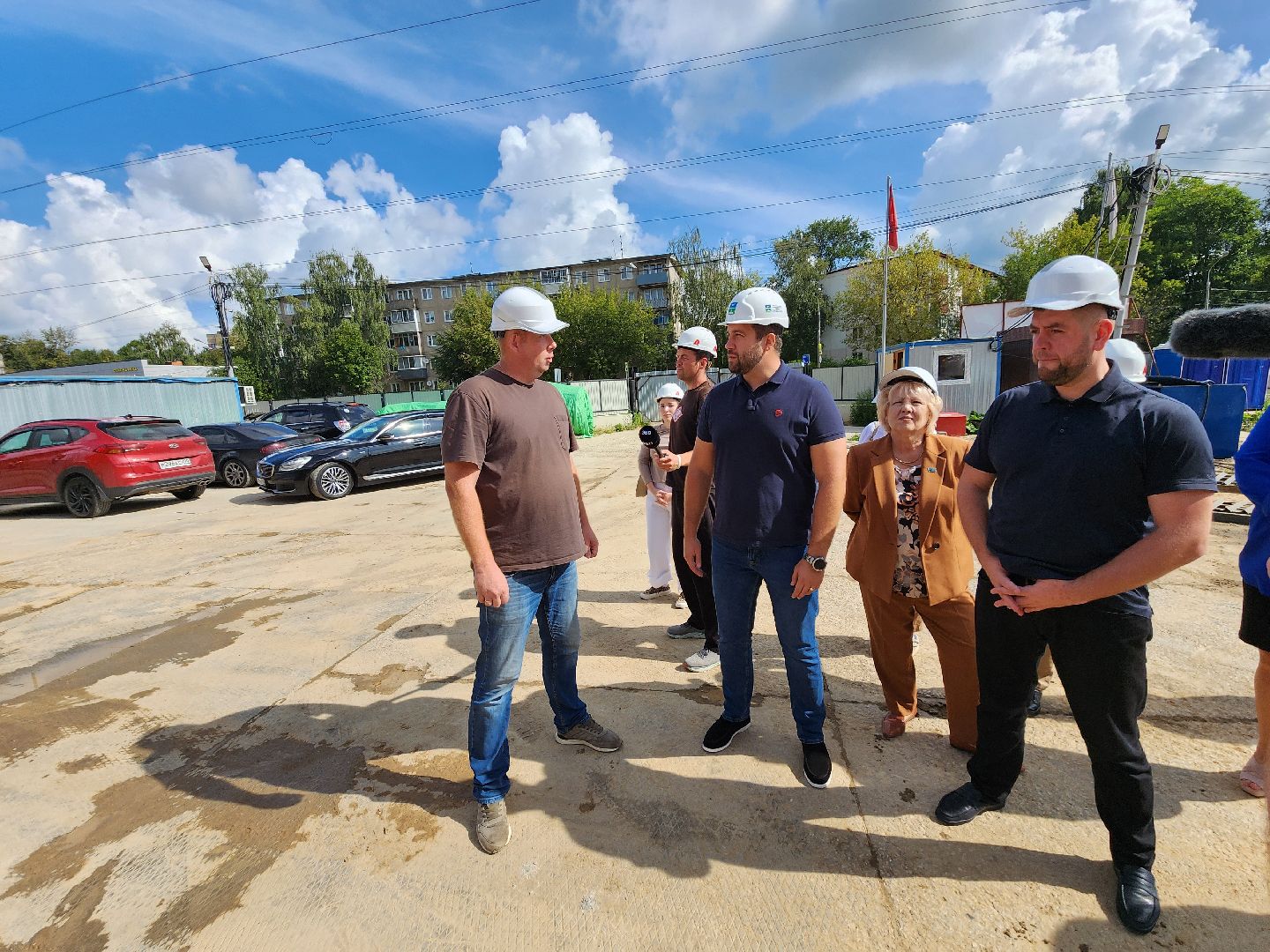 Чехов, улица Мира, детская поликлиника, строительство, проверка, контроль, глава администрации городского округа, Михаил Собакин,