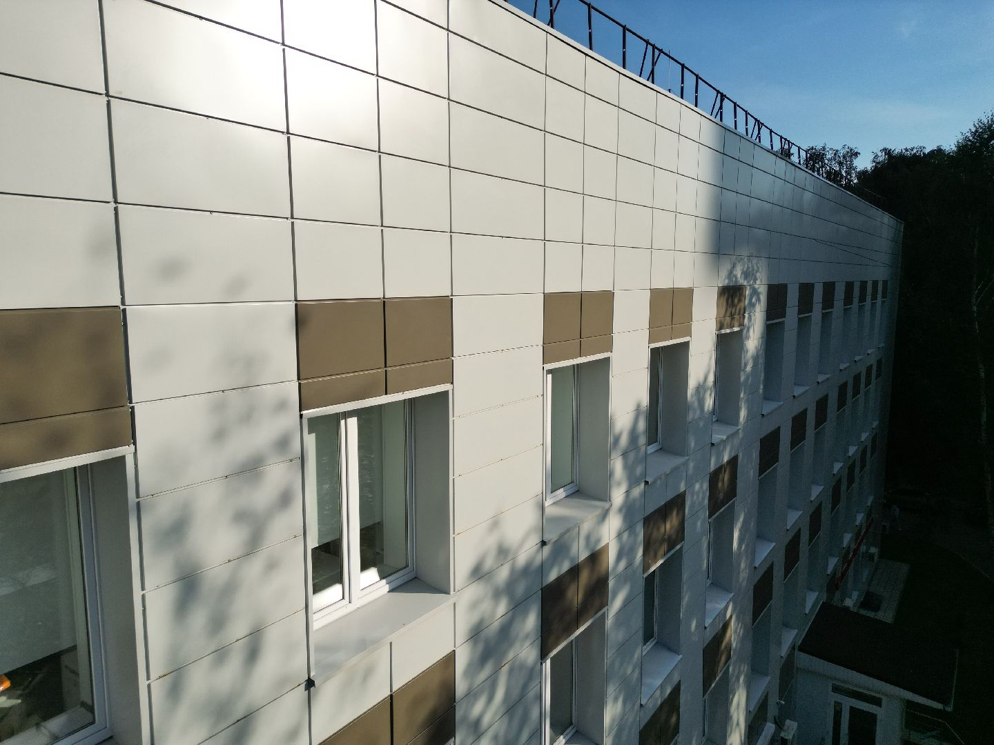 видео с коптера, поликлиника, химки,