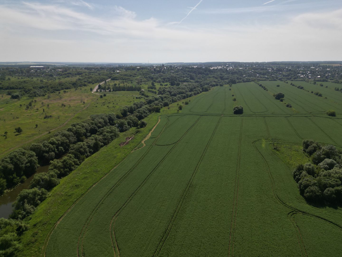 видео с коптера, источник, зарайск,