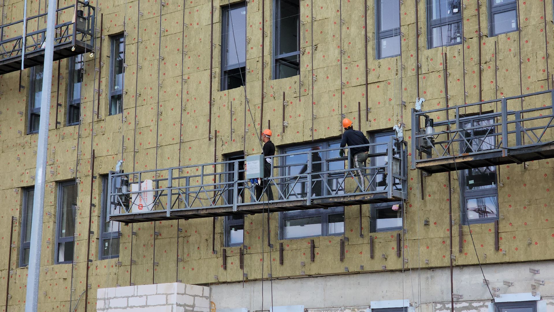 кашира, строительство, новое здание полиции, утепление фасада, благоустройство,