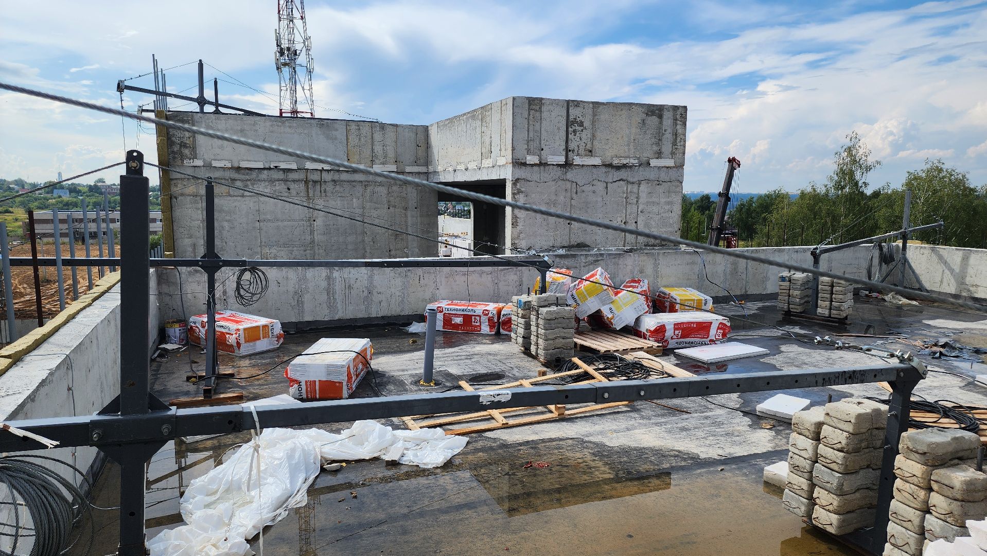 кашира, строительство, новое здание полиции, утепление фасада, благоустройство,