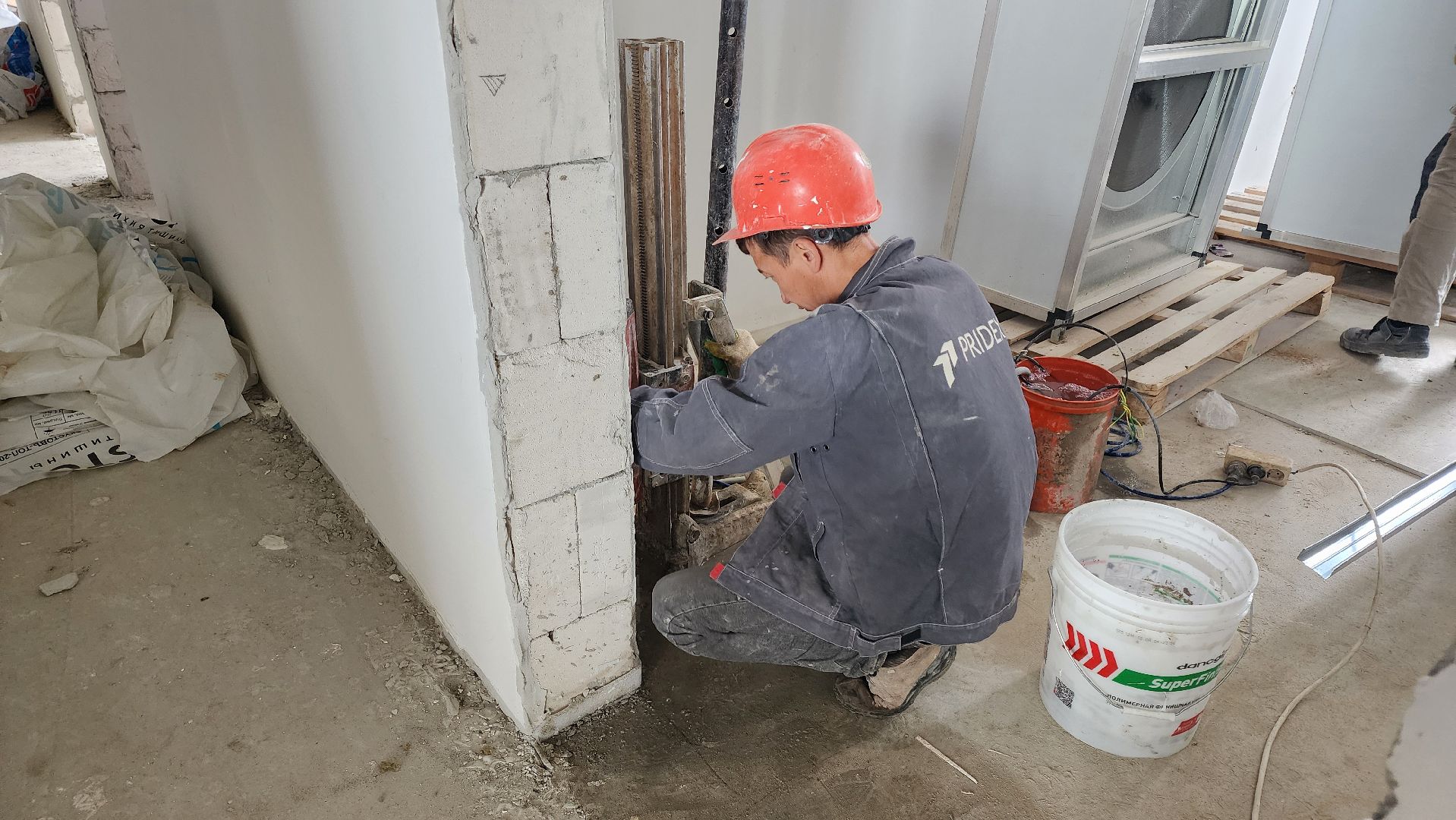 кашира, строительство, новое здание полиции, утепление фасада, благоустройство,