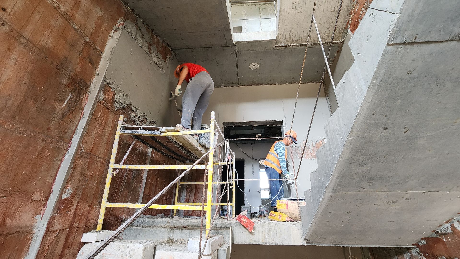 кашира, строительство, новое здание полиции, утепление фасада, благоустройство,