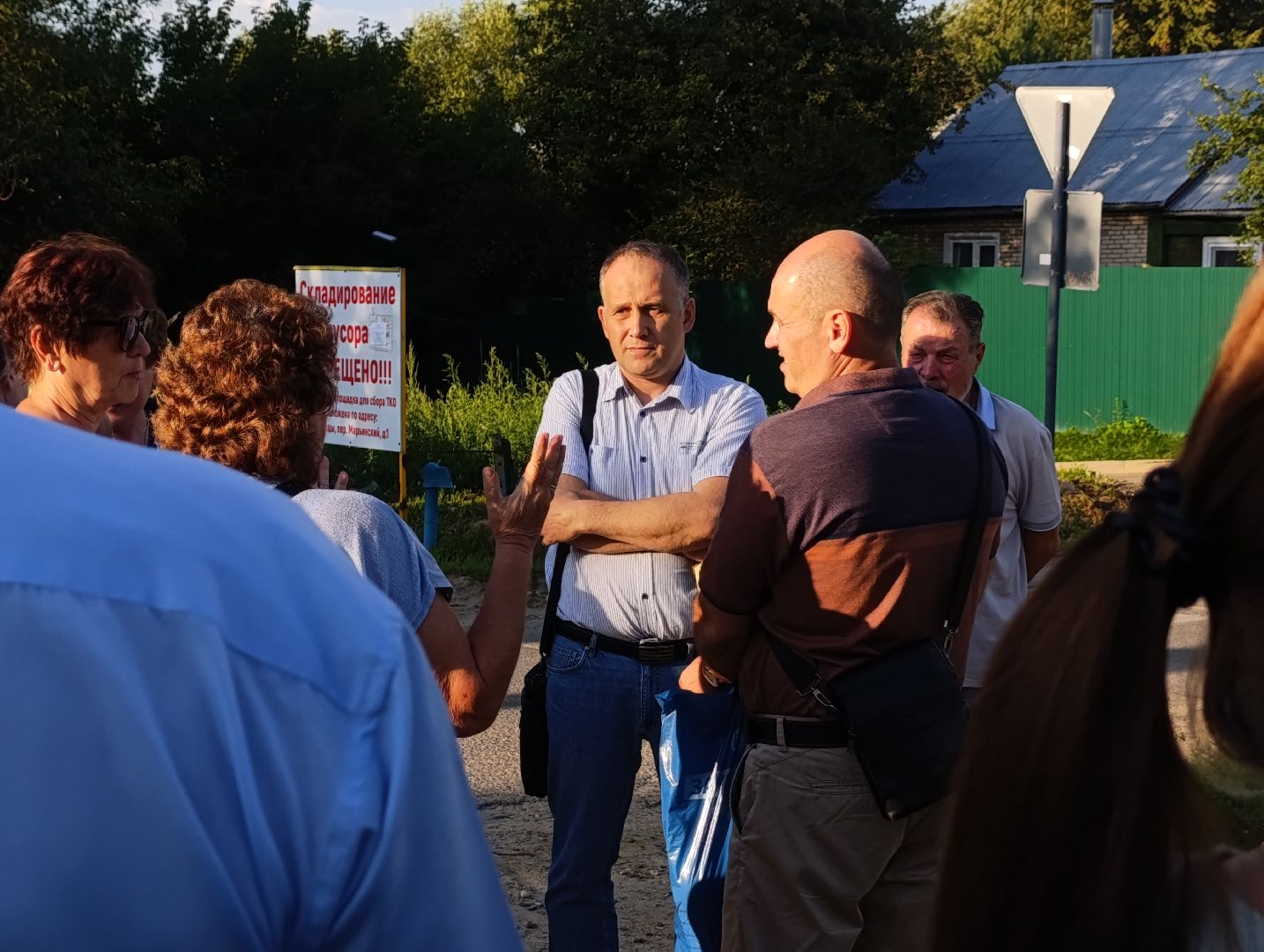 Бронницы, Благоустройство, Новая контейнерная площадка, Перенос мусорной площадки, Встреча с жителями,