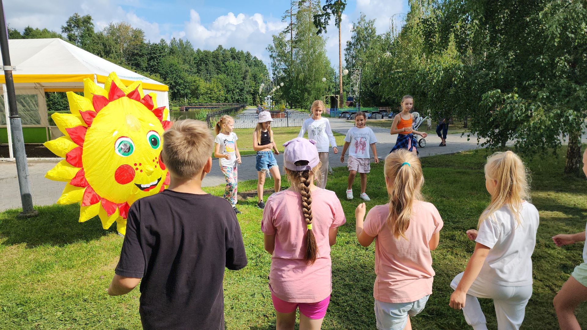 флешмоб, шатура, лагерь отдыха, культурная шатура,