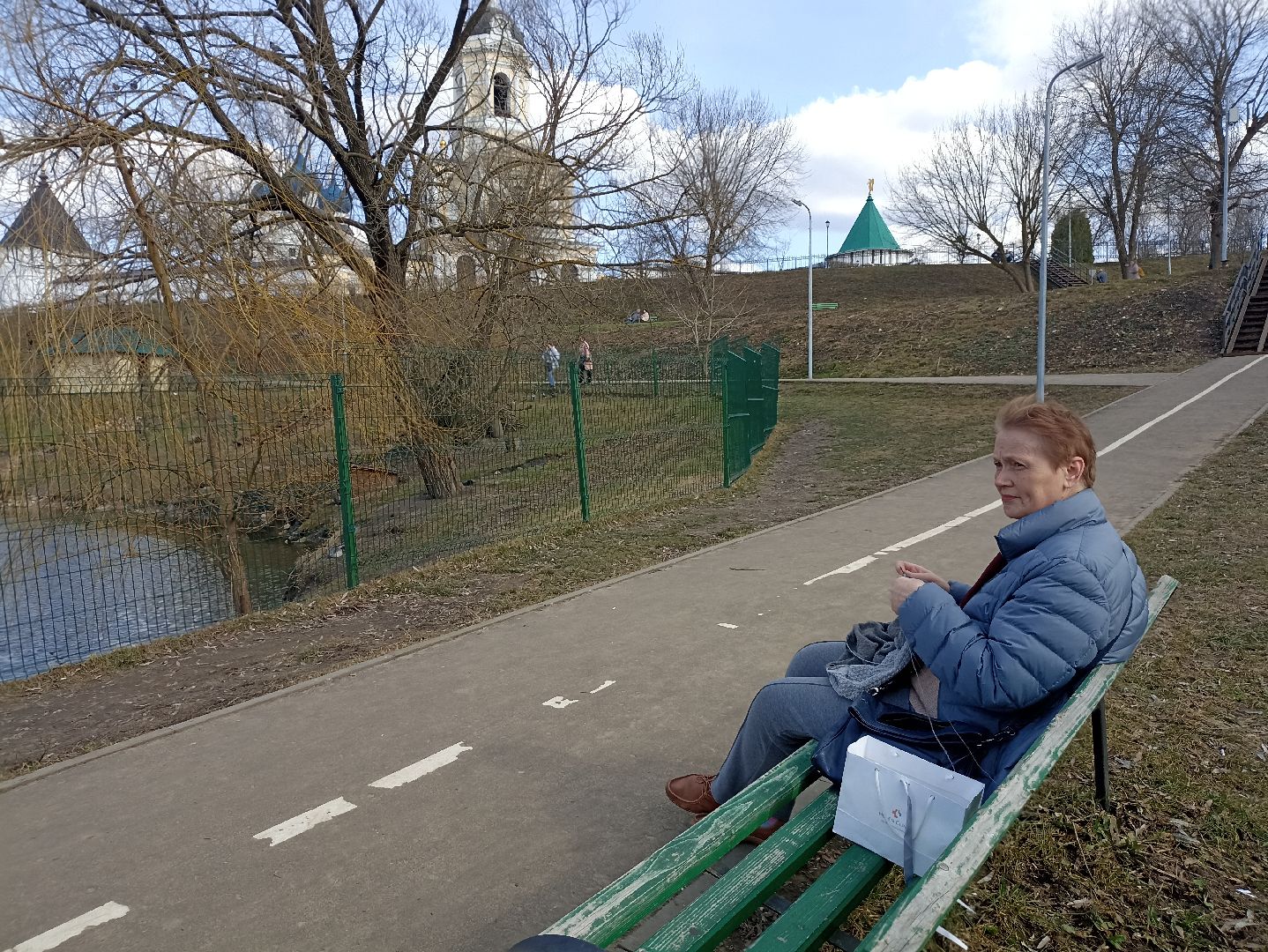 Серпухов, Подмосковье, утки, карпы, парк, монастырь, весна