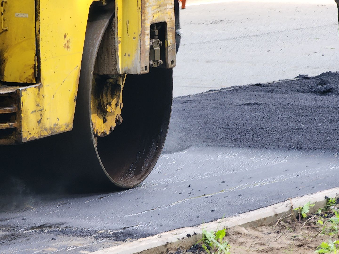 Дубна, Ремонт дороги, Ремонт тротуара, укладка асфальта,