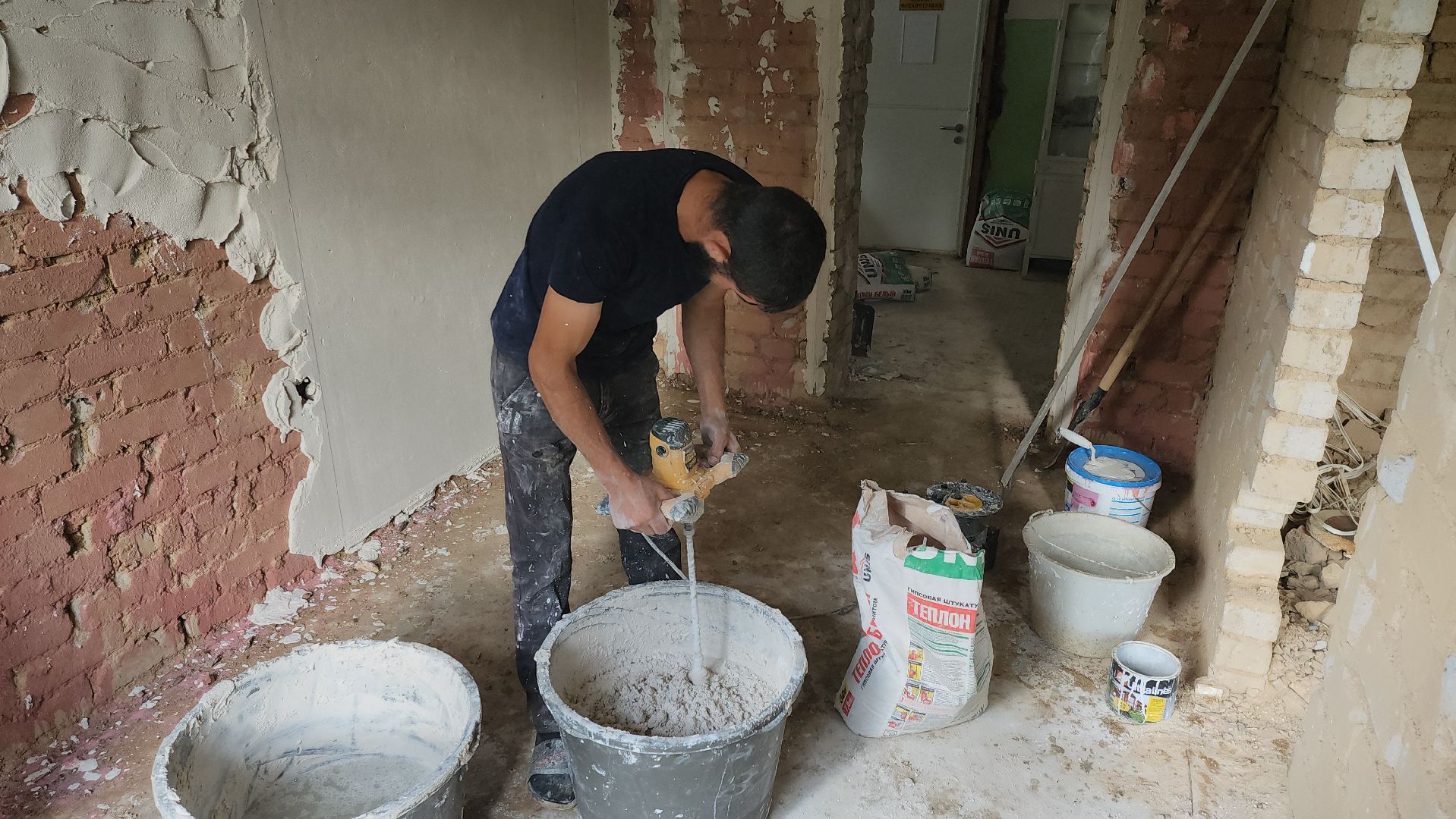 капитальный ремонт, капитальный ремонт поликлиники, тучково, руза, строительство, здравоохранение мо, здравоохранение московской области,