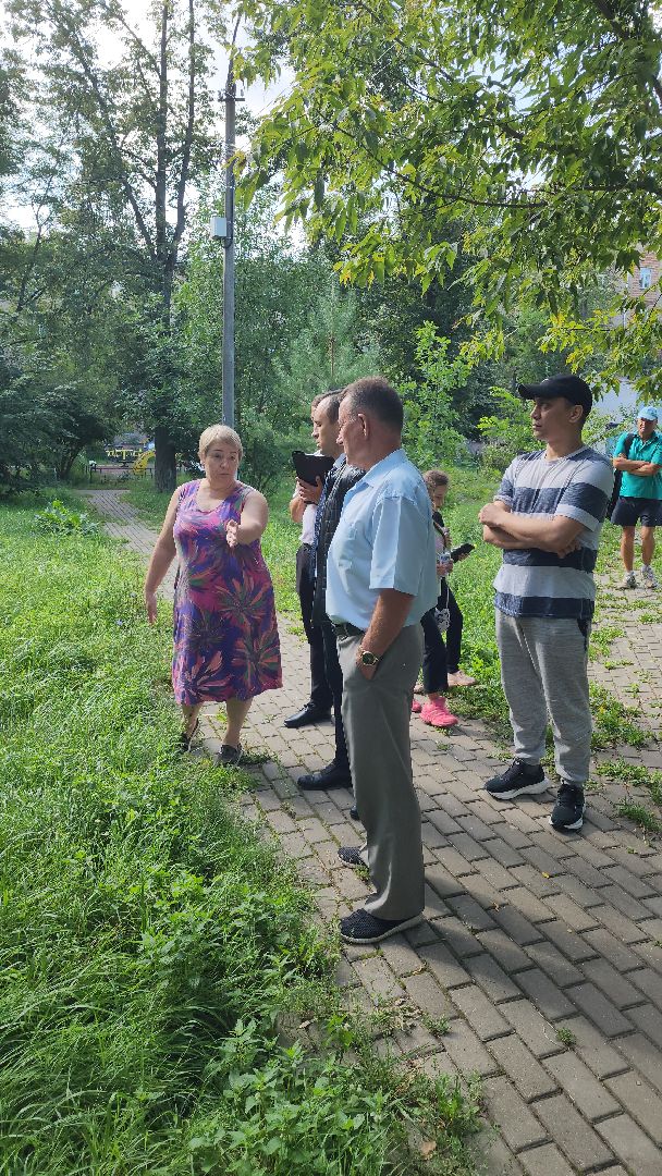 пешие обходы, заместитель главы, Григорий Грибанов, дворовые территории, ул пушкина, ул ломоносова, ул маяковского,